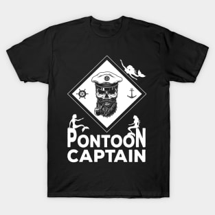 Pontoon Captain with mermaids T-Shirt